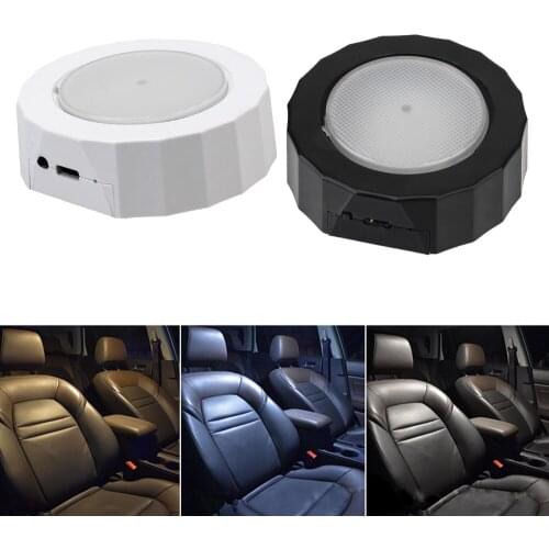 Rechargeable Touch Type Car Roof Night Light USB Reading Light Tail box lights Ceiling Magnet Lamp Car Accessories