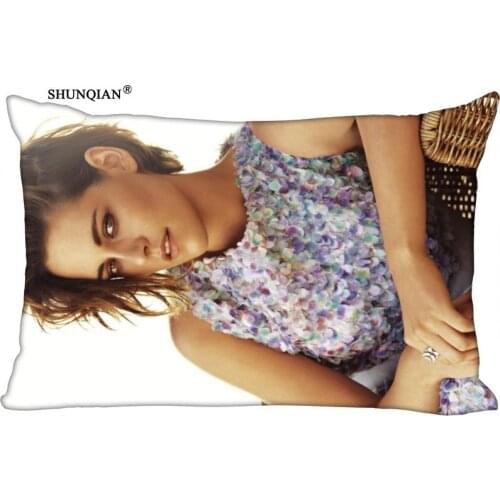 Custom Kristen Stewart Rectangle Pillowcase zipper Classic Pillow Case Customized Pillow Case Covers 50*75cm (Two Sides)