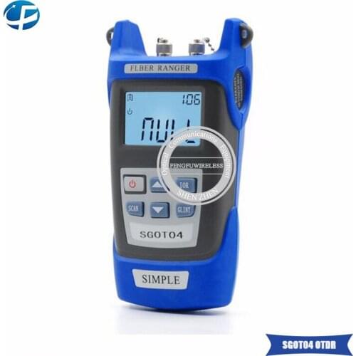 SGOT04 Handheld OTDR 60KM Fiber fault tester 1310or1550nm Fiber breakpoint fault detector with VFL FC/SC Connector