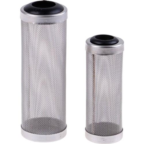 Stainless Steel Filter Inflow Mesh Shrimp Cylinder Protect Aquarium Accessories