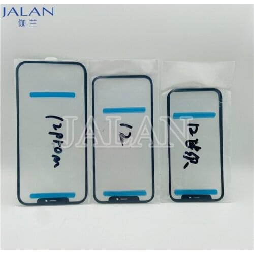 5pcs New Front Glass with Glue LCD Glass Screen For iPhone X XS max 11 pro max 12 mini 12 pro max Replacement Refurbish Repair