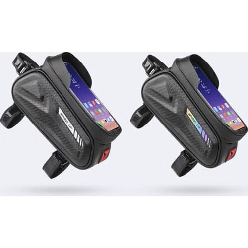 Bike Phone Bag Bicycle Touch Screen Bicycle Bags Frame Front Top Tube Bag Phone Holder Cycling Pouch Bicycle Accessories