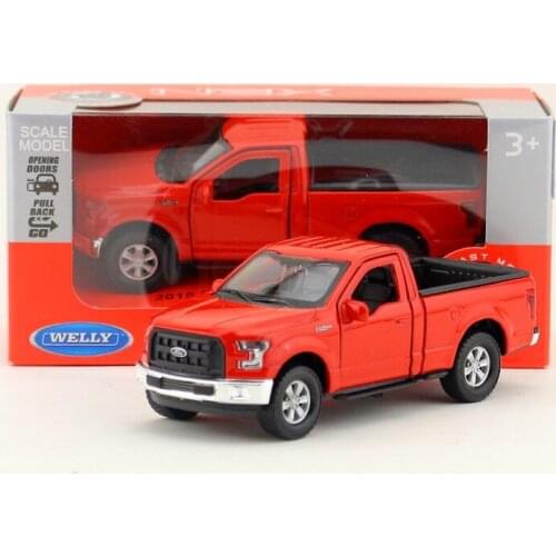 Welly 1:36 Diecast 2015 F-150 Pickup Truck High Simulator Alloy Metal Model Car Pull Back Vehicle