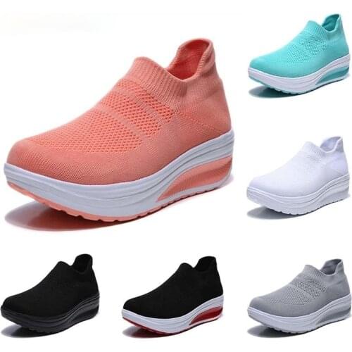 Sneakers Women Plus Size Femme Womens Shoes New Vulcanize Sneakers Shoes Girl Thick Bottom Slip On Female Women Shoe 2021