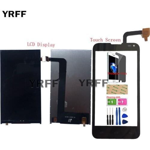 4.5'' Mobile Phone LCD Display For Fly IQ4415 IQ 4415 LCD Display Touch Screen Digitizer Panel Sensor Repair Front Glass Tools