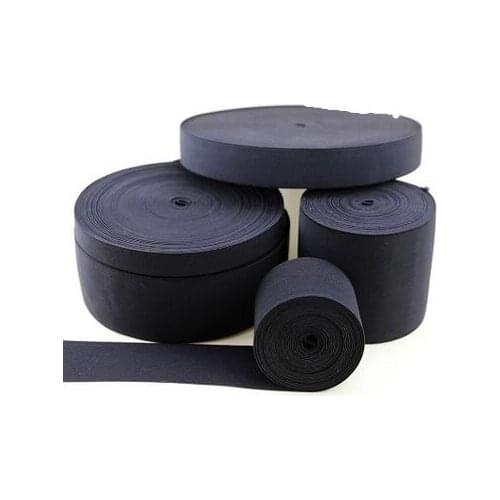 10MM White/Black Colored Soft Knit Braided with High - elastic Webbing Band For Sewing Garment Accessories16mm 20mm 25mm 32mm