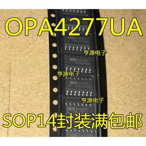 10Pcs/Lot New Original OPA4277UA OPA4277 SOP14 Patch four-operation Chip Chip In Stock