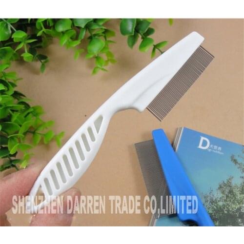 100 pcs of dog hair Pet Flea Comb Pin Steel Dog Cat Grooming Brush Comb Clean Tool