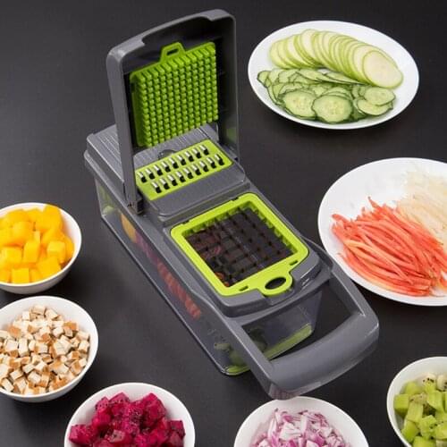 5 in 1 Food Vegetable Salad Fruit Peeler Cutter Slicer Dicer Chopper Grater Potato Cutting Device Vegetable Cutter Kitchen Tools