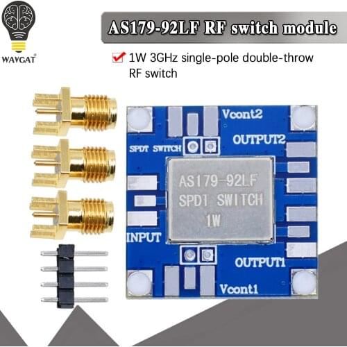 AS179-92LF RF SPDT switch 1W Frequency ( 300KHZ-3GHZ ) FOR Amplifier Ham Radio AS179 RF Switch