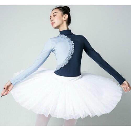 Ballet jumpsuit female Dancewear adult contrast air yoga bodysuit Ballerina Ballet professional gymnasitics leotards For women