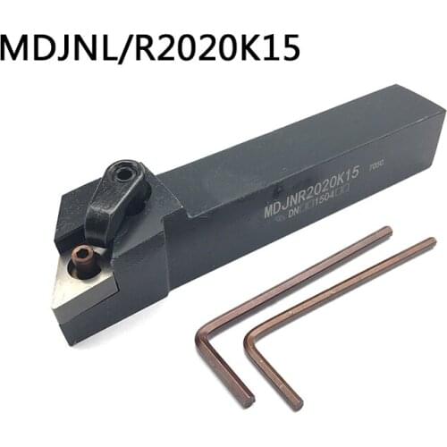 1PC MDJNL2020K15 MDJNR2020K15 External Turning Tool Holder CNC Cutting Tools Machining Cutter for DNMG insert