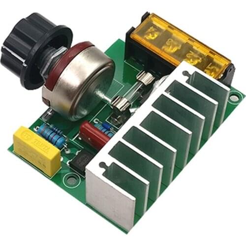 4000W AC 220V SCR Electric Voltage Regulator Motor Speed Controller Dimmers Dimming Speed