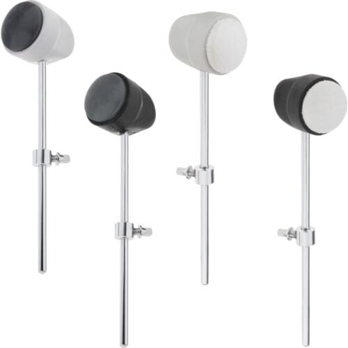 Drum Kick Beater Head Stainless Steel Drum Pedal Beater Parts Bass Drum Pedal Pedal Hammer Instrument Acaccessory