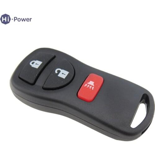 Hi-power Car Key Shell Remote 3 Buttons For NISSAN Pathfinder Titan Versa Maxima Frontier Xterra Murano Quest ARMADA FX35 QX4
