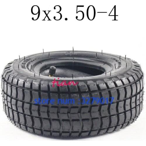 Good Quality 9X3.50-4 TUBELESS 9"x3 1/2" (9x3.50-4) Scooter Tire and 2.80/2.50-4 or 3.00-4 Inch Tubeless for ATV SCOOTOER