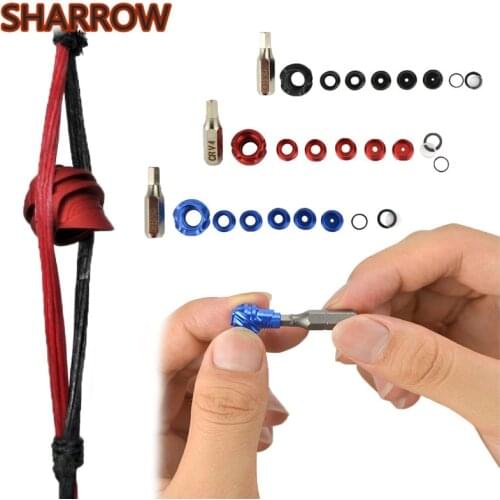 1Set 37/45 Degree Archery Bow Peep Sight Clarifier 4x 6x 8x Lens Aperture Inner Core Housing For Training Shooting Accessories