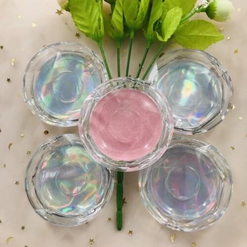 Round lashes box custom logo packing with colorful cardboard private label logo clear pretty boxes