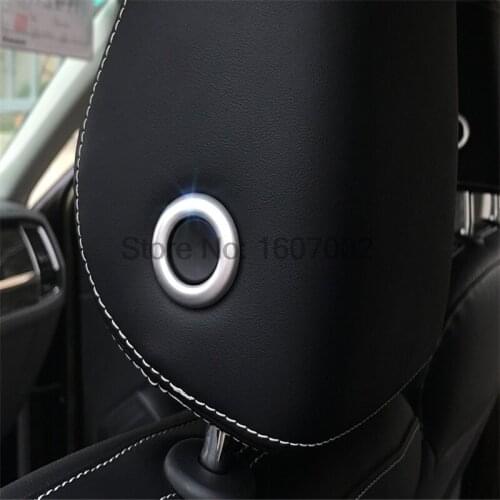 Fit For Skoda Kodiaq 2016 2017 2018 ABS Matte Auto Seat Pillow Sequins Cover Trim Interior Accessories Car Styling