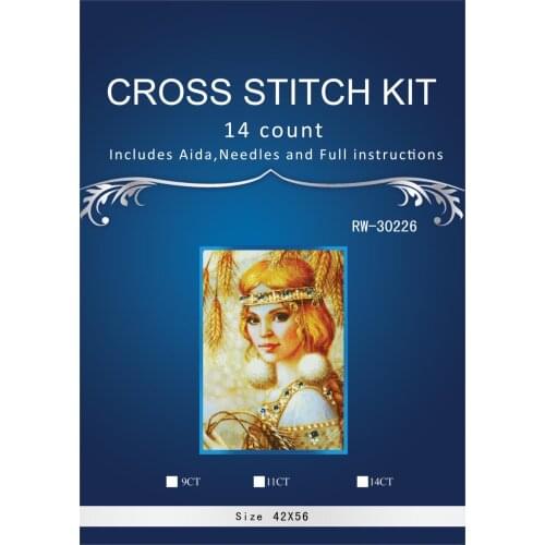 Angel girl chinese Stitch,DIY 14CT similar DMC Cross Stitch,Sets For Embroidery Kits Counted Cross-Stitching 42-6