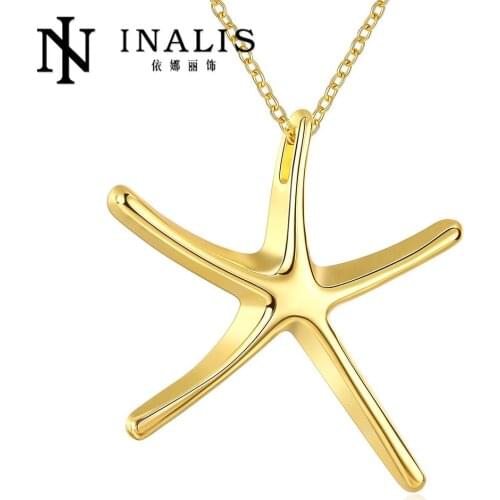 2016 New fashion yellow gold color Necklace pendant for women wedding jewelry Christmas gifts Bridal Jewelry N041