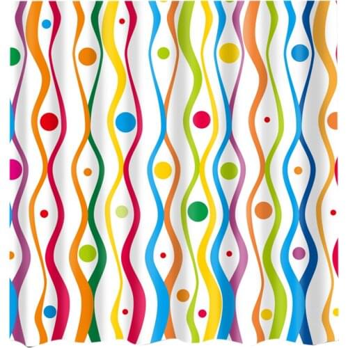 Solid Shower Curtain, Waterproof Mouldproof Shower Curtain with Several Hooks Polyester Fabric, Nature Series 180x180 cm