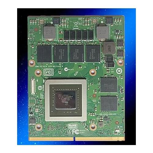 Original GTX 770M GTX770M 3G N14E-GS-A1 VGA Video Graphic Card For DELL M15X M18X M6600 M17X 180-12303-1002-A02 Motherboard