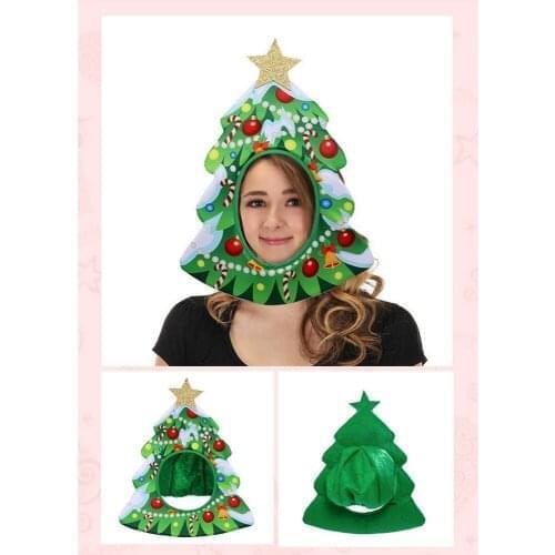 Christmas Hat Performance Headgear Cosplay Role Play Props For Christmas Party Supplies New Year Supplies Decorations NEW