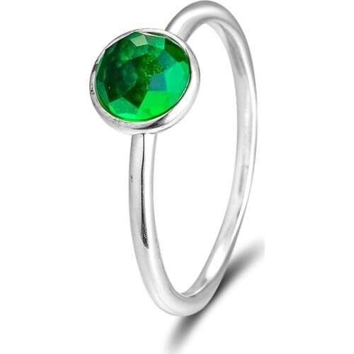 May Droplet Ring Fits European Jewelry Authentic 925 Sterling Silver Jewlery for Women Wholesale Free Shipping