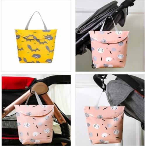 1Pcs Multi-Function Baby Diaper Bag Organizer Reusable Waterproof Fashion Prints Wet/dry Cloth Bag Mummy Storage Bag Travel Napp