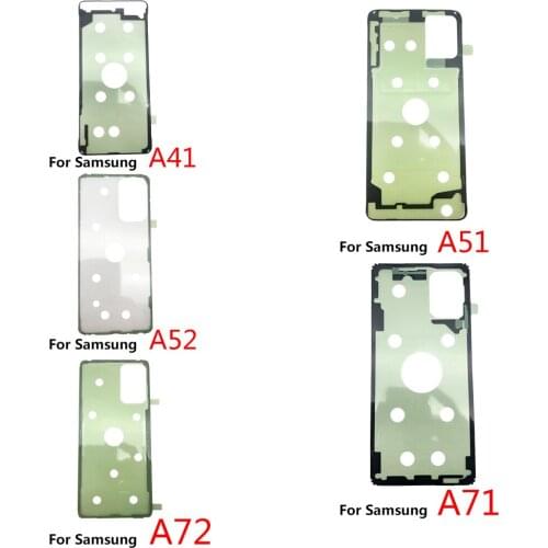 10Pcs，Original Sticker Back Battery Cover Door sticker Adhesive glue tape For Samsung A20S A21S A30S A41 A51 A71 A32 A52 A72