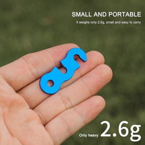 10pcs Adjustable Camping Tent Cord Rope Buckle S-Type Tensioners Fastener