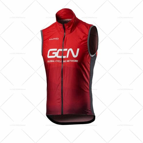2021 GCN Cycling Vest Keep Dry And Warm Mesh Ciclismo Sleeveless Bike Bicycle Undershirt Jersey Windproof Cycling Clothing Gilet