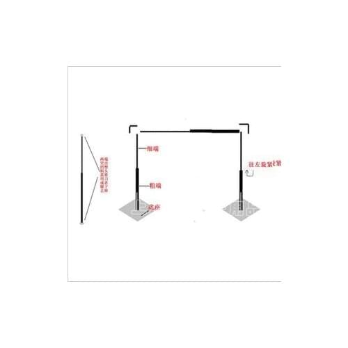5ft~10ft * 5ft~10ft Stainless Steel Wedding Backdrop Stand Backdrop Pipe with expandable Rods Adjustable Stand for Wedding Drape