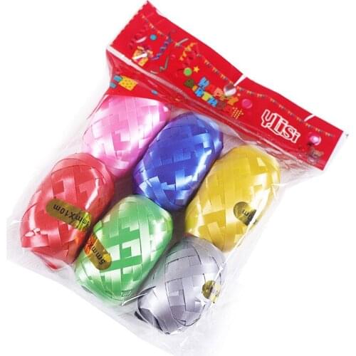 5mm*10m Balloons String For Balloon Decor Weding party Birthday Party Decorations kids Party Supplies Ballon Cup Ribbon 6pcs