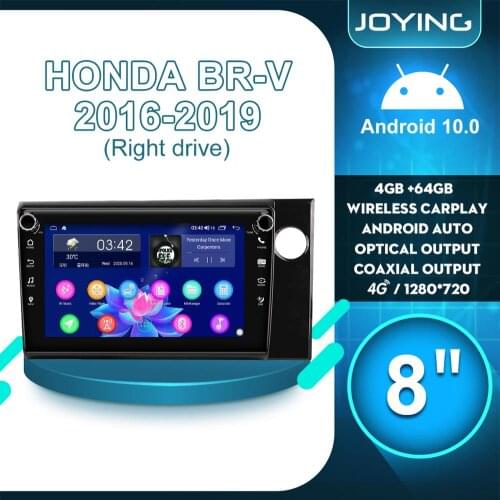 Central Multimidia 1 Din Autoradio Android Car Radio Stereo Auto Carplay For HONDA BR-V BRV 2016 2019 Right Drive Steering Wheel