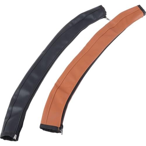 Baby Pram Stroller Armrest Handle Cover Pu Protective Case Cover For Wheelchairs