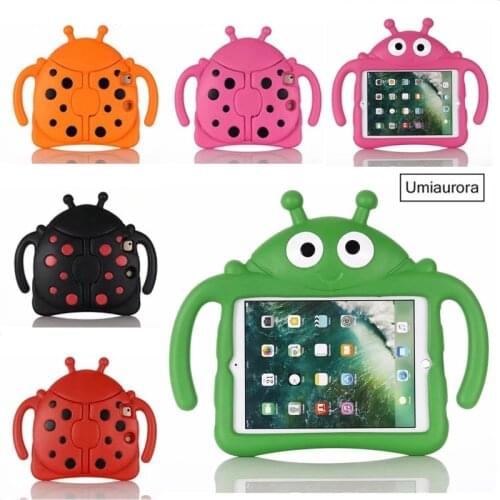 Kids Case for iPad Mini 1 2 3 4 5 Cute Cartoon Shock Proof Full Body Cover for IPad Air 2 5th 6th Gen 9.7 2017 2018 Stand Case