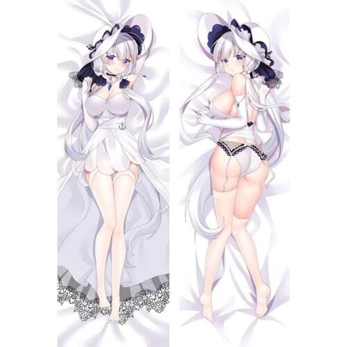Japanese 3D Double-sided Anime Azur Lane Illustrious Throw Otaku Dakimakura Gifts Bedding Hugging Body Pillow Case 150x50 CM