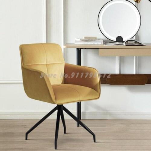 Computer Chair Home Comfortable Sedentary Study Office Desk Chair Modern Simple Leisure Chair Makeup Swivel Chair Dressing Stool