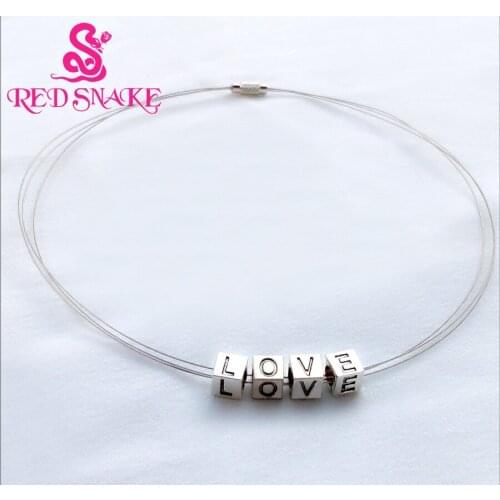 RED SNAKE Great Discounts! Fashion 2017 Elastic Steel Wire Necklace Multi style