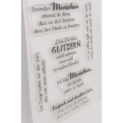 German Clear Stamp Or stamp for DIY Scrapbooking/Card Making/Kids Fun Decoration Supplies A2228