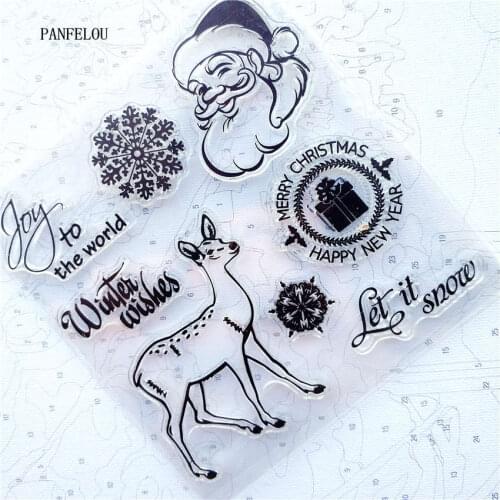 PANFELOU The Easter Transparent Clear Silicone Stamp/Seal DIY scrapbooking/photo album Decorative clear stamp sheets