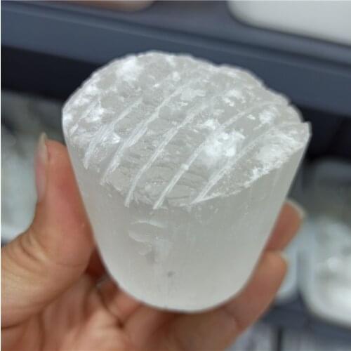 Natural Quartz Crystal Selenite Furnace Incense Reiki Healing Mineral Specimen