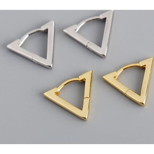 Simple Geometry Triangle Stud Earrings Hip Hop Rock Accessories Womens Birthday Party Stud Earrings Fashion Jewelry Gifts