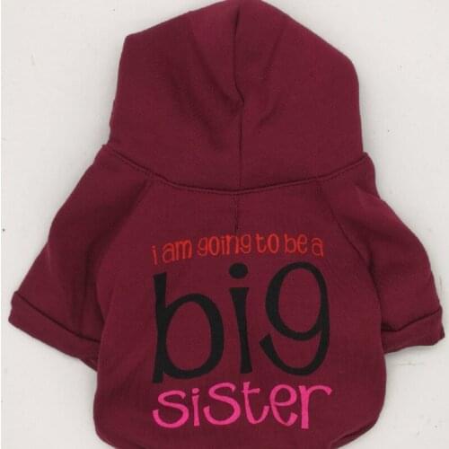 PUOUPUOU Letter Thicken Pet Dog Clothes Winter Warm Pet Clothes Puppy Hoodies Sweatshirt for Small Medium Dogs Ropa Para Perros