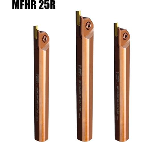 MFHR325R08 25-140 MFHR425R08 MFHR CNC Carbide Face Grooving Turning Tool Holder Inner Hole Face Slotted Tool Shank Lathe Cutter