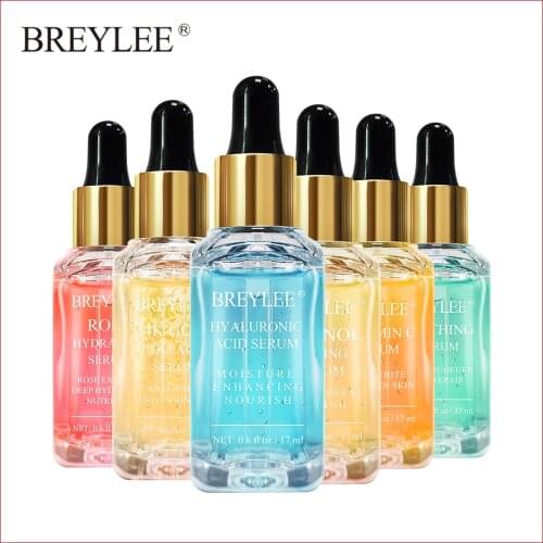 BREYLEE Retinol Face Serum Hyaluronic Acid Vitamin C Essence Moisturizing Whitening Anti Aging Cream Firming Skin Care 17ml