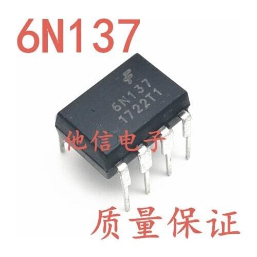 In Stock 100% New&original 5pcs/lot 6N137 6N137M DIP-8