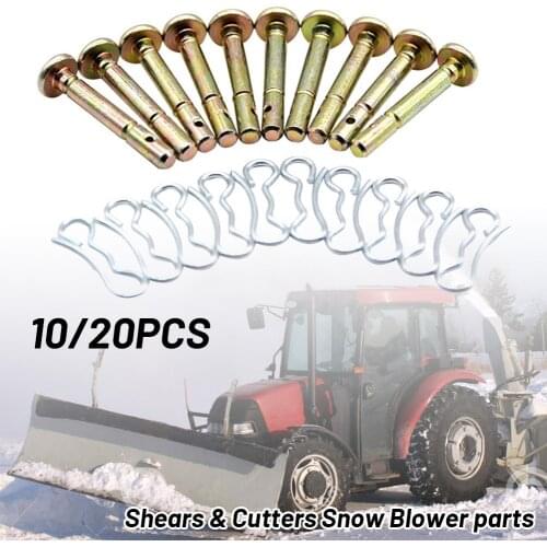 2/10/20pcs Shear Pins&Cotters Cub Cadet For MTD Craftsman SnowBlowers 738-04124A, 738-04124 Shear Pins & Cotter Pins